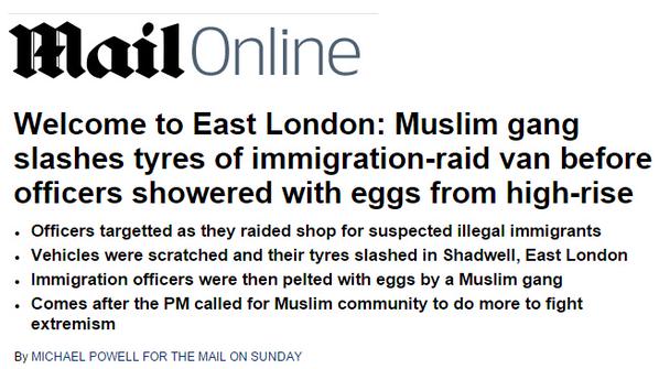The Daily Heil's 'Muslim gang' piece