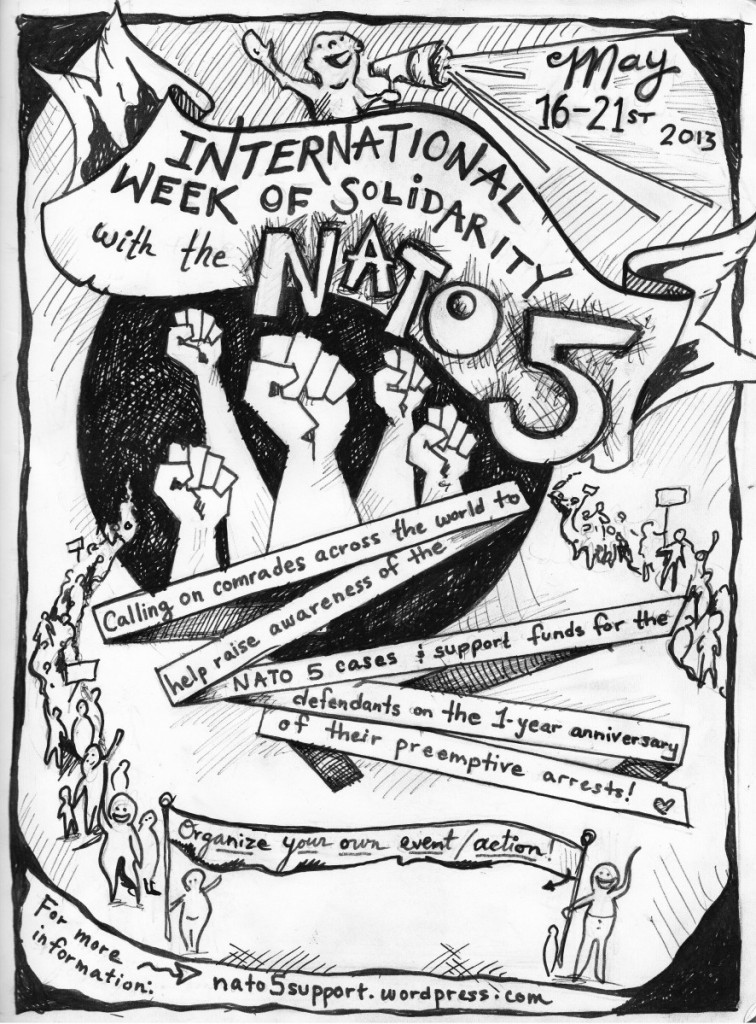 NATO 5 Solidarity poster