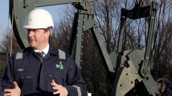 David Cameron getting behind the fracking industry