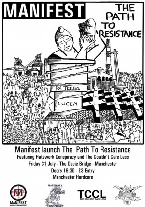 Manifest album launch flyer