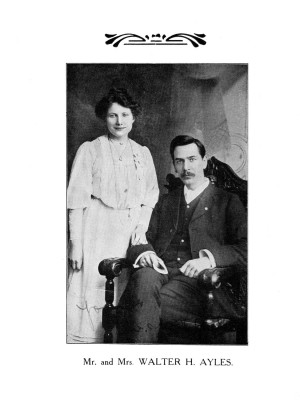 Walter & Bertha Ayles At The Opening Of Kingsley Hall - September 1911