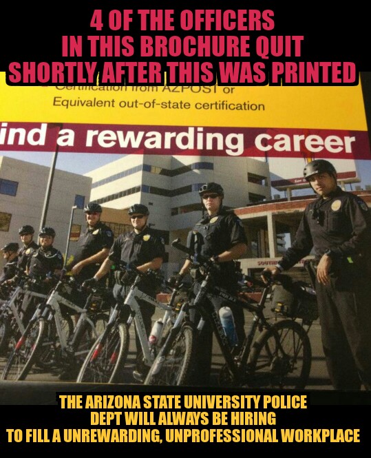 ASU POLICE always hiring