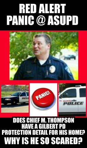 Does Chief Thompson have Gilbert PD protection detail for home