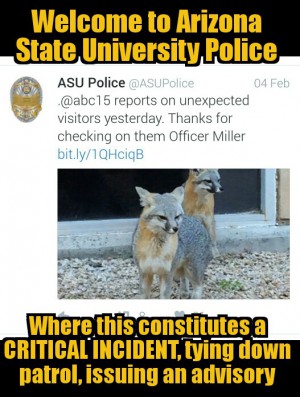 Welcome to Arizona State University Police