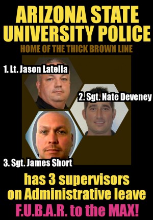 Arizona state University police 3 supervisors on Administrative leave