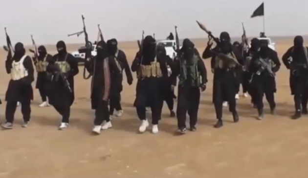 ISIL militants gathering in Nineveh province, Iraq