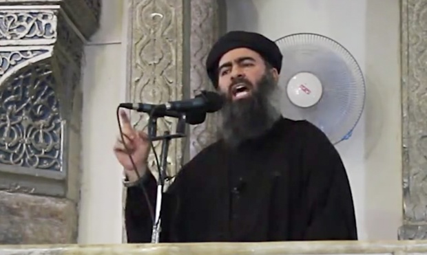 The Isis leader, Abu Bakr al-Baghdadi. Photograph: Uncredited/AP