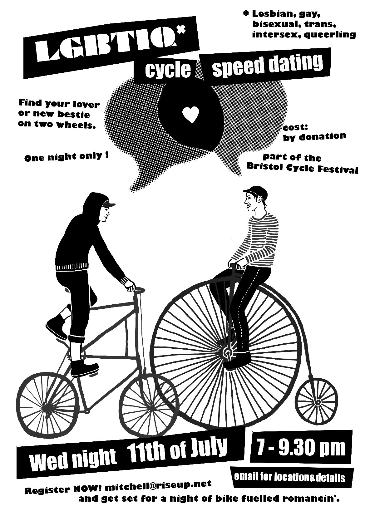 just as cool as anarchy radio- LGBTIQ* cycle speed dating